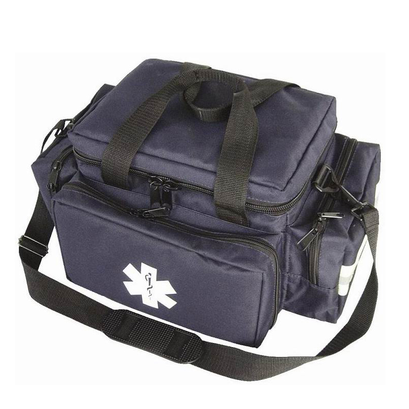 Trauma Bag - Star of Life Logo Bag with Zippered Pockets, Reflective Trim & Shoulder StrapsTrauma Bag  SR-TB0505